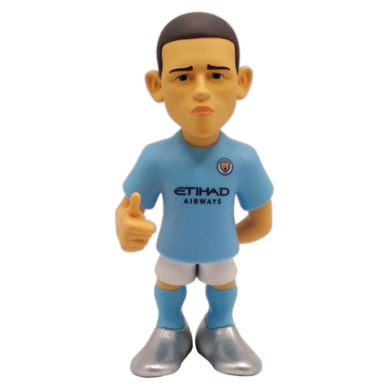 MINIX Bandai Manchester City Phil Foden Model | Collectable Phil Foden Figure | Bandai Football Toys Range | Collect Your Favourite Football Figures And Teams