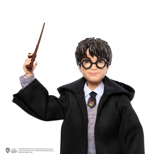 Mattel Harry Potter Toys, Harry Potter with the Sorting Hat Doll Clothes and Accessories, 12-Inch Harry Potter, HND78