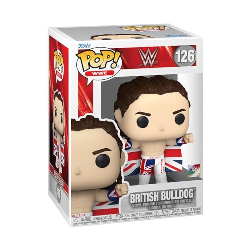 Funko POP! WWE: British Bulldog - Davey Boy Smith - Collectable Vinyl Figure - Gift Idea - Official Merchandise - Toys for Kids & Adults - Sports Fans - Model Figure for Collectors and Display