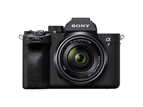 Sony Alpha 7 IV | Full-Frame Mirrorless Camera with Sony 28-70 mm F3.5-5.6 Kit Lens ( 33MP, Real-time autofocus, 10 fps, 4K60p, Vari-angle touch screen, Large capacity Z battery ), Black