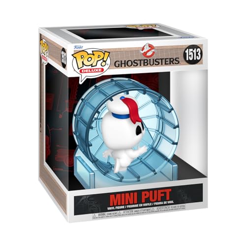 Funko POP! Deluxe : Ghostbusters: Frozen Empire - Mini Puft In Wheel - Collectable Vinyl Figure - Official Merchandise - Toys for Kids & Adults - Movies Fans - Model Figure for Collectors