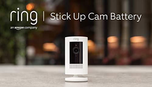 Ring Outdoor Camera Solar (Stick Up Cam) | Outdoor Security Camera with solar panel, 1080p video, Two-Way Talk, Wifi, Works with Alexa | alternative to CCTV system | 30-day free trial of Ring Protect