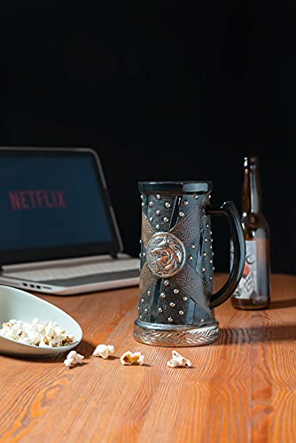 Grupo Erik The Witcher Tankard | 750ml - 25 Oz - 1.5 Pint Capacity | Beer Mug | The Witcher Merchandise | Netflix Merch | The Witcher Gifts | Vikings Mug | Pint Glass