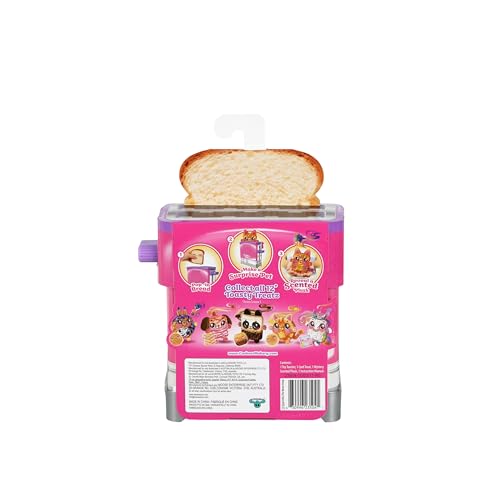 Cookeez Makery Toasty Treatz Toaster With Scented Plush | Make A Soft and Squishy Surprise Plush Friend | Pop-in-Bread And See A Surprise Plush Pop Up