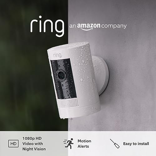 Ring Outdoor Camera Battery (Stick Up Cam) | HD wireless outdoor Security Camera with Two-Way Talk, Wifi, Works with Alexa, alternative to CCTV | 30-day free trial of Ring Protect | 2 Cameras