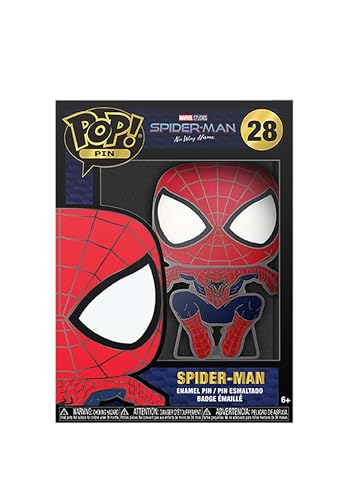 Loungefly POP! Large Enamel Pin MARVEL: SPIDERMAN ANDREW GARFIELD - Spider-Man - Spiderman No Way Home Enamel Pins - Cute Collectable Novelty Brooch - for Backpacks & Bags - Gift Idea