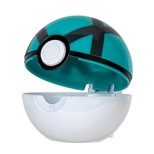 Pokémon Set-2-Inch Squirtle Battle Figure with Clip ‘N’ Go Plus Net Ball, Great Ball and Belt Accessories