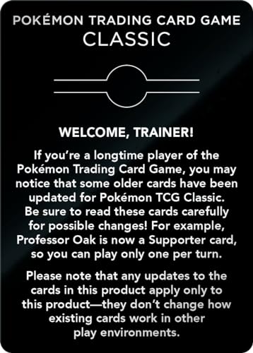 Pokémon TCG: Pokémon Trading Card Game Classic
