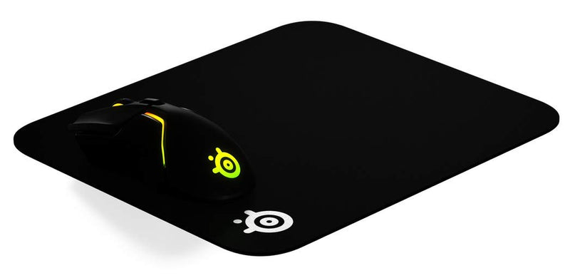 SteelSeries QcK Mini Cloth Gaming Mouse Pad - Micro-Woven Surface - Optimized For Gaming Sensors - Size S (250 x 210 x 2mm) - Black