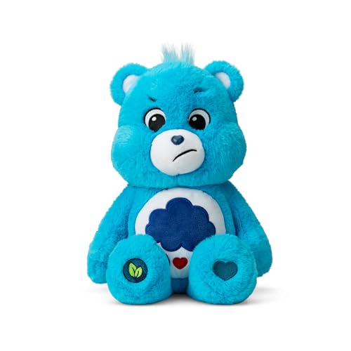 Care Bears | Grumpy Bear 35cm Medium Plush | Collectable Cute Plush Toy, Cuddly Toys for Children, Soft Toys for Girls Boys, Cute Teddies Suitable for Girls and Boys Ages 4+ | Basic Fun 22062