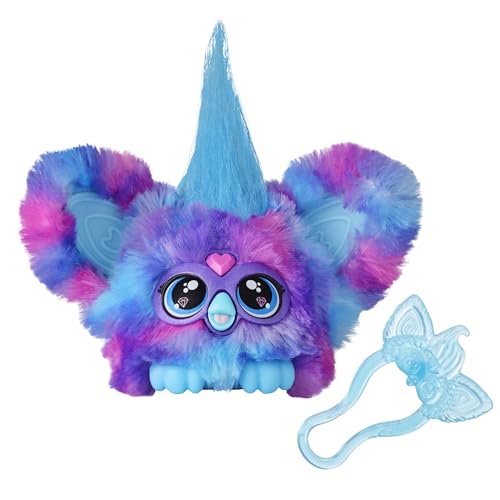 Furby Furblets Luv-Lee Mini Electronic Plush Toy, Blue