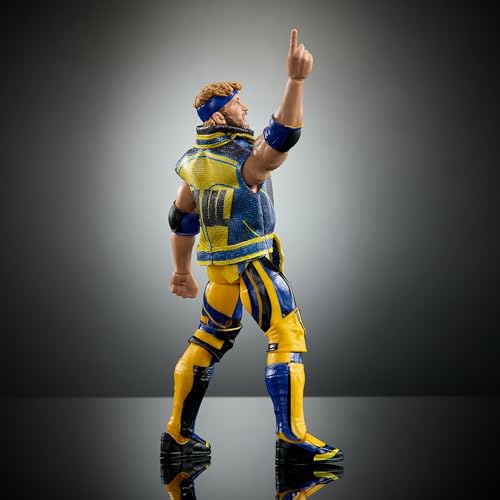 Mattel WWE Top Picks Elite Action Figure & Accessories Set, Logan Paul 6-inch Collectible with Swappable Hands, Ring Gear & 25 Articulation Points, HTX75