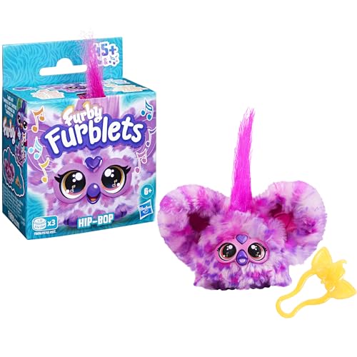 Furby Furblets Hip-Bop Mini Electronic Plush Toy, Pink, ()