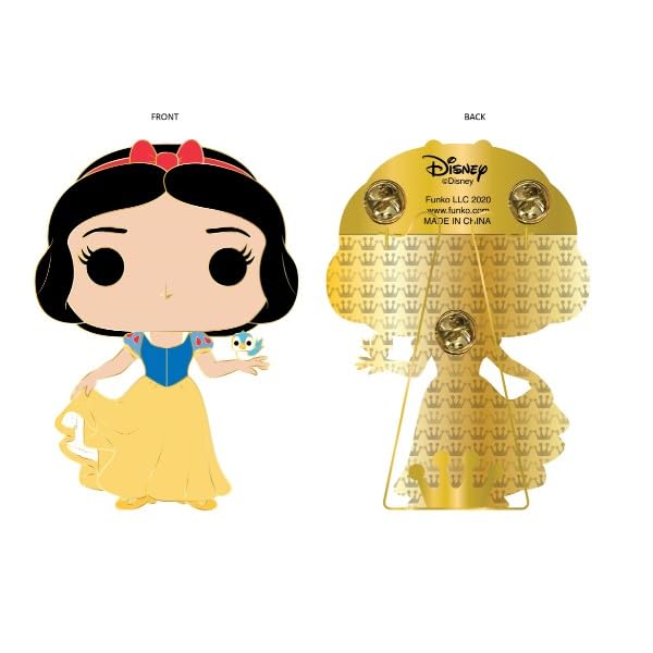 Funko Loungefly DISNEY SNOW WHITE LARGE ENAMEL PIN-JO - Snow White - Snow White Enamel Pins - Cute Collectable Novelty Brooch - for Backpacks & Bags - Gift Idea - Official Merchandise - Movies Fans