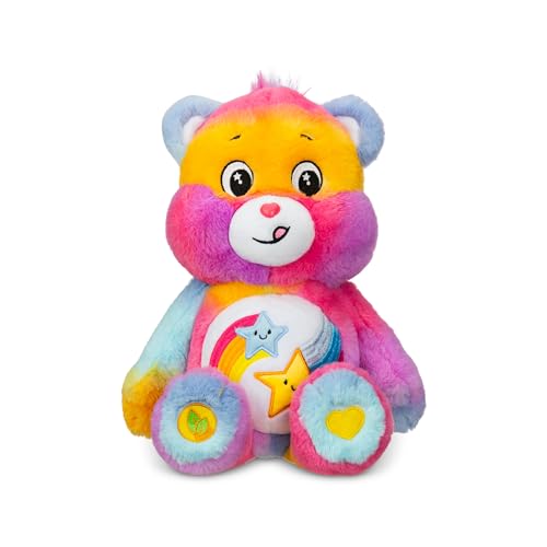 Care Bears | Dare To Care Bear 35cm Medium Plush | Collectable Cute Plush Toy, Cuddly Toys for Children, Soft Toys for Girls and Boys, Cute Teddies Suitable for Girls Boys Ages 4+ | Basic Fun 22338