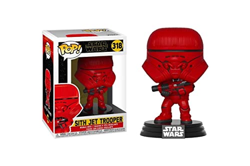 Funko Pop! Star Wars: Rise Of Skywalker-Sith Jet Trooper - Bruges Rocket Red - Collectable Vinyl Figure - Gift Idea - Official Merchandise - Toys for Kids & Adults - Movies Fans