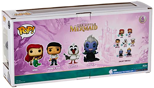 Funko Pop! Disney: Little Mermaid - Ursula - 4 Pack - Diamond Glitter - Collectable Vinyl Figure - Gift Idea - Official Merchandise - Toys for Kids & Adults - Movies Fans