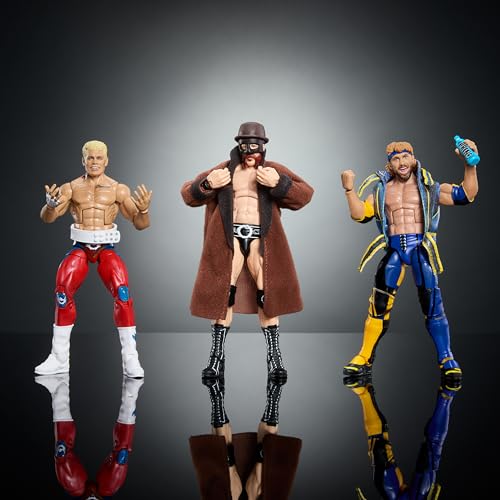 Mattel WWE Top Picks Elite Action Figure & Accessories Set, Logan Paul 6-inch Collectible with Swappable Hands, Ring Gear & 25 Articulation Points, HTX75