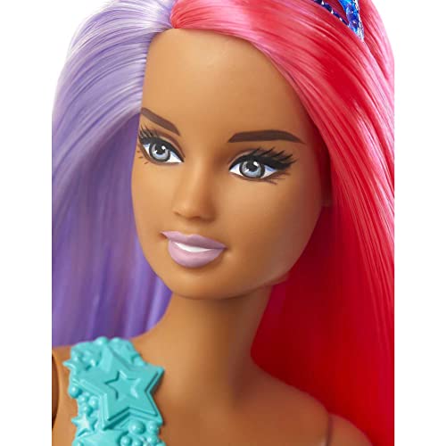 Barbie GJK09 Dreamtopia Surprise Mermaid Doll, Pink,purple