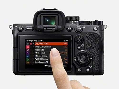 Sony Alpha 7 IV | Full-Frame Mirrorless Camera ( 33MP, Real-time autofocus, 10 fps, 4K60p, Vari-angle touch screen, Large capacity Z battery ), Black