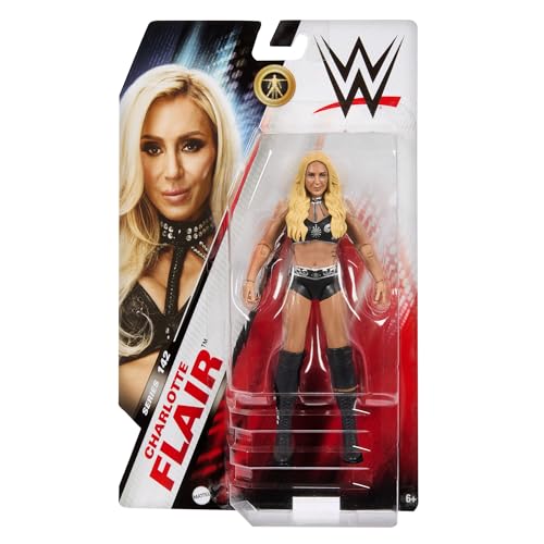 Mattel WWE Action Figures, 6-inch Collectible Charlotte Flair with 10 Articulation Points & Life-Like Look, HTW21