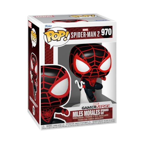 Funko POP! Games: Spider-Man 2- Miles Morales - Spider-man 2 Video Game - Collectable Vinyl Figure - Gift Idea - Official Merchandise - Toys for Kids & Adults - Video Games Fans