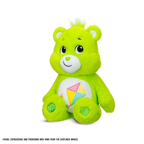 Care Bears | Do-Your-Best Bear 35cm Medium Plush | Collectable Cute Plush Toy, Cuddly Toys for Children, Soft Toys for Girls Boys, Cute Teddies Suitable for Girls and Boys Ages 4+ | Basic Fun 22083