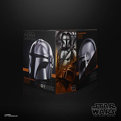 Star Wars The Black Series The Mandalorian Premium Electronic Helmet Roleplay Collectible, Toys for Kids Ages 14 and Up