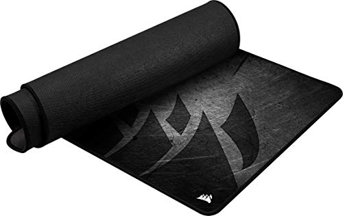 Corsair MM350 PRO Premium Spill-Proof, Stain-Resistant Cloth Gaming Mouse Pad (93 x 40 cm Surface, Micro-Weave Fabric, 4 mm Thick Plush Rubber, Durable Anti-Fray Edges) Extended XL, Black/Grey