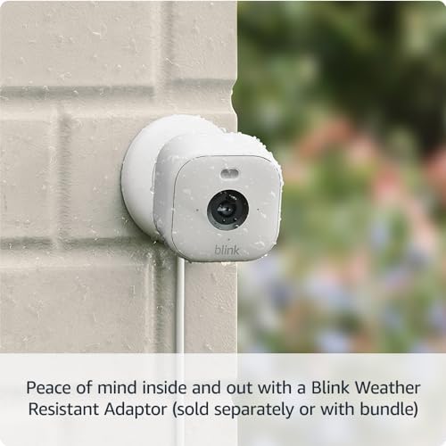 All-New Blink Mini 2 – Plug-in smart security camera, HD night view in colour, built-in spotlight, two-way audio, motion detection, works with Alexa (White)