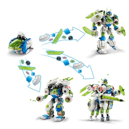 LEGO DREAMZzz Mateo and Z-Blob the Knight Battle Mech Set, Space Shuttle Toy Rebuilds into 3 Different Robot Action Figures for Boys & Girls, Fantasy Birthday Gift for Kids aged 10 Plus 71485