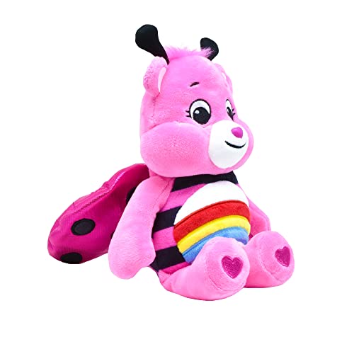 Care Bears | Lady Bug Bear 22cm Bean Plush | Collectable Cute Plush Toy, Cuddly Toys for Children, Soft Toys for Girls and Boys, Cute Teddies Suitable for Girls and Boys Ages 4+ | Basic Fun 22321