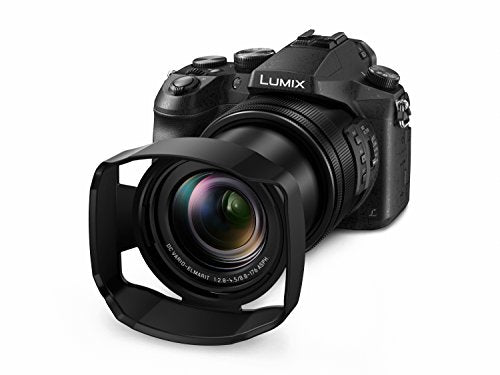 Panasonic Lumix FZ2000 | Bridge Expert Camera (1'' 20MP Sensor, Leica Zoom 20x F2.8-4.5, OLED Viewfinder, Adjustable Touch Screen, 4K Unlimited Video, Stabilisation) Black – French Version