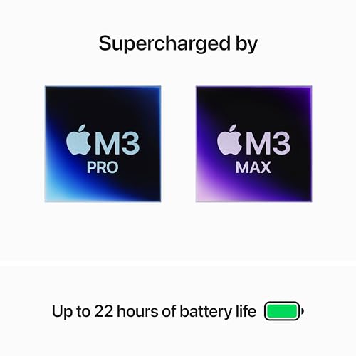 Apple 2023 MacBook Pro laptop M3 Pro chip with 12‑core CPU, 18‑core GPU: 16.2-inch Liquid Retina XDR display, 18GB unified memory, 512GB SSD storage. Works with iPhone/iPad; Space Black