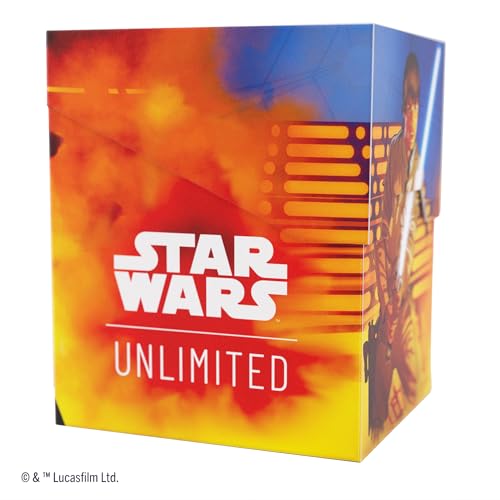 Gamegenic | Star Wars Unlimited Soft Crate - Luke/Vader | Trading Card Accessory