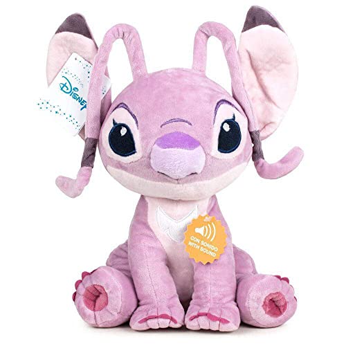 Lilo & Stitch Plush with Sound Soft Plush Original Girl Boy Birthday Gift (Angel 20cm)