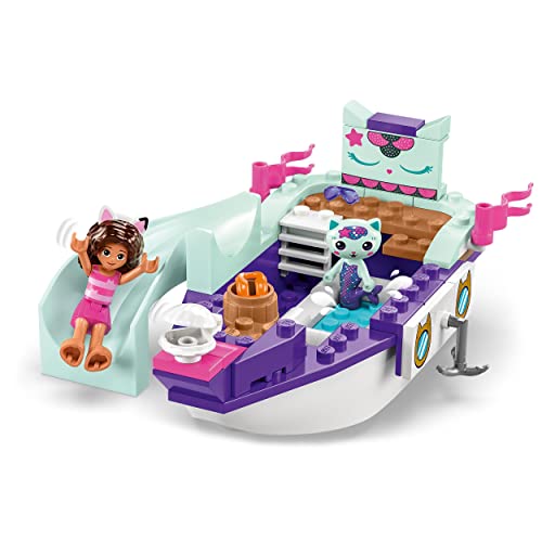 LEGO Gabby's Dollhouse Gabby & MerCat's Ship & Spa Boat Toy with Beauty Salon, Figures and Accessories, Playset for Girls, Boys, Kids 4 Plus Years Old 10786