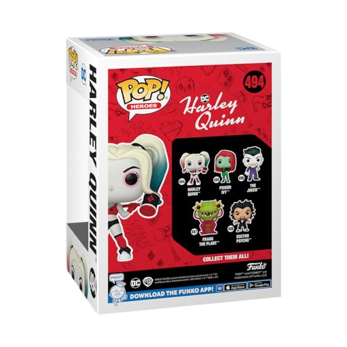 Funko Pop! Heroes: Harley Quinn AS Quinn Animated Series - Harley Quinn - Collectable Vinyl Figure - Gift Idea - Official Merchandise - Toys for Kids & Adults - TV Fans - Model Figure for Collectors