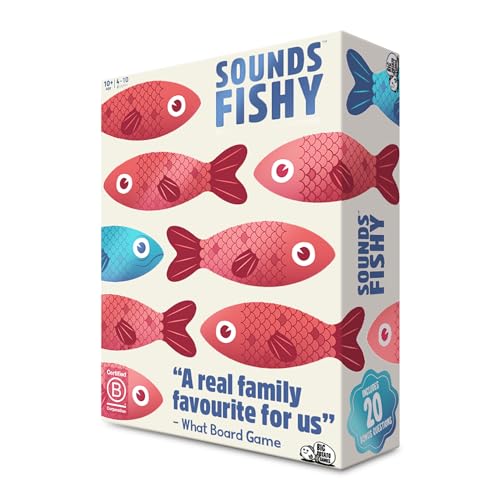 Sounds Fishy Board Game: The Fast-Thinking, Bluffing Family Game for Kids 10+ and Adults | Best New Board Games