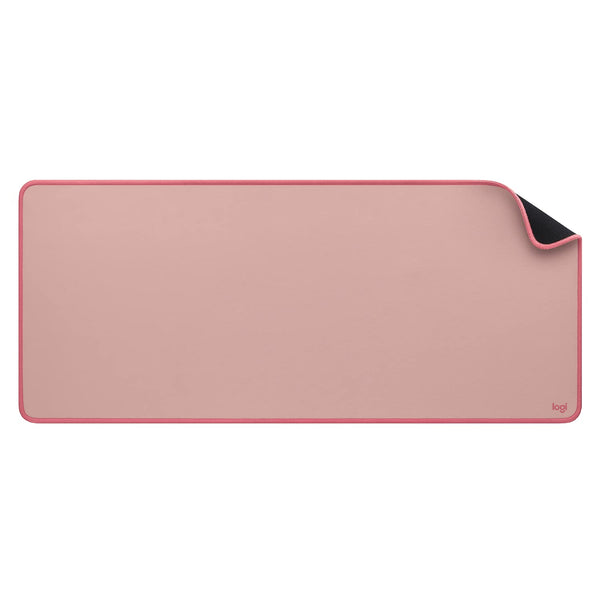 Logitech Desk Mat - Studio Series, Multifunctional Large Desk Pad, Extended Mouse Mat, Office Desk Protector with Anti-slip Base, Spill-resistant Durable Design - Pink