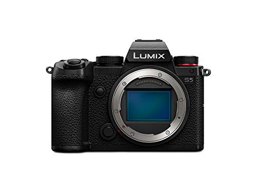 Panasonic LUMIX DC-S5E-K S5 Full Frame Compact 4K Mirrorless Camera with OLED Live Tiltable Viewfinder (Body only)