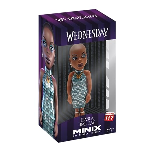 MINIX Bandai Bianca Barclay Model | Collectable Bianca Figure From The Wednesday Netflix TV Series | Bandai Wednesday Toys Range | Collect Your Favourite Wednesday Figures From The TV Show