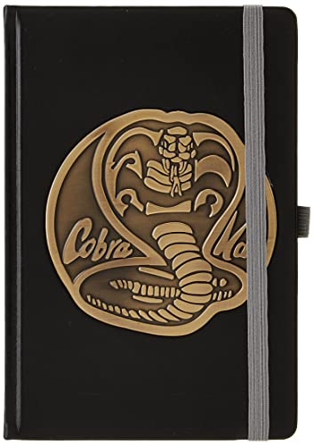 Pyramid International Cobra Kai A5 Faux Leather Notebook with Metal Badge Design - Official Merchandise