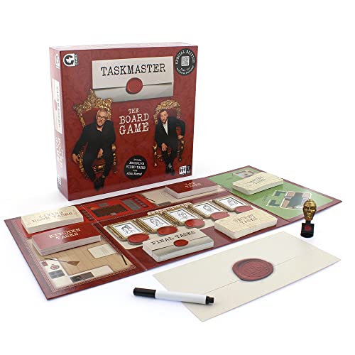 Ginger Fox Official Taskmaster The Board Game Special Edition - Family Game For Cosy Nights In - Compete In Ludicrous Tasks With Final Video Tasks From Alex Horne - Top Get Together & Party Game