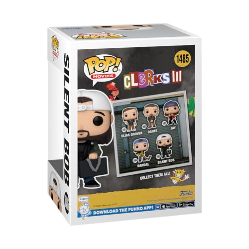 Funko POP! Movies: Clerks 3 - Silent Bob - Collectable Vinyl Figure - Gift Idea - Official Merchandise - Toys for Kids & Adults - Movies Fans - Model Figure for Collectors and Display