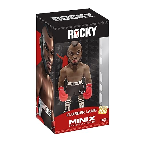 MINIX Bandai Clubber Lang Model | Collectable Clubber Lang Figure From The Rocky Movie | Bandai Rocky Toys Range | Collect Your Favourite Rocky Figures From The Movies| 80s Rocky Merchandise