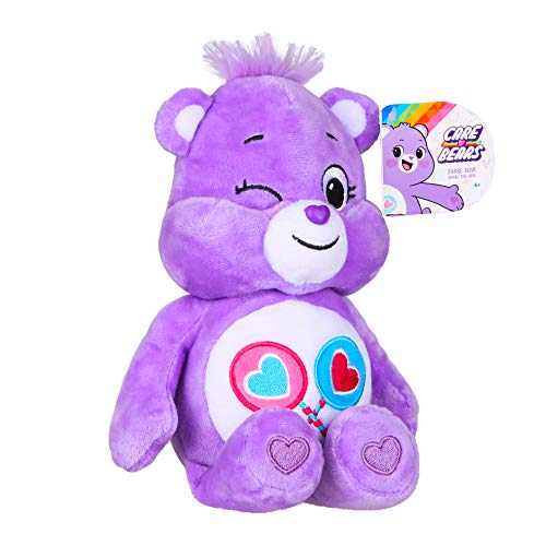 Care Bears | Share Bear 22cm Bean Plush | Collectable Cute Plush Toy, Cuddly Toys for Children, Soft Toys for Girls and Boys, Cute Teddies Suitable for Girls and Boys Ages 4+ | Basic Fun 22042