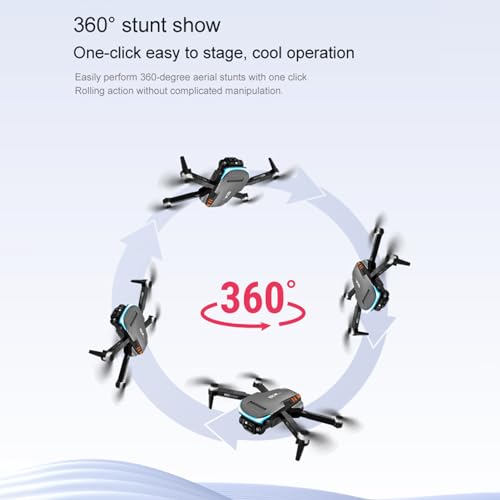 Generic 4k Remote Control Drone Remote Control Drone with camera Optical Flow Quadcopter Drone Remote Control Drone with Camera 4K Dual Camera 3-Sided Obstacle Avoidance Optical Flow Hover Remote