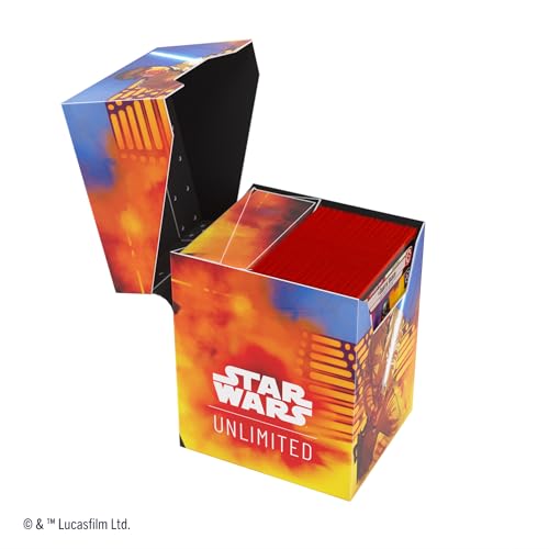 Gamegenic | Star Wars Unlimited Soft Crate - Luke/Vader | Trading Card Accessory
