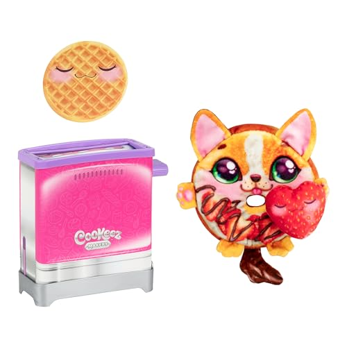 Cookeez Makery Toasty Treatz Toaster Twin Pack | With Scented Plush | Make 2 Soft and Squishy Surprise Plush Friends | Pop-in-Bread And See Surprise Plush Pop Up | Includes Exclusive Bagel Pet